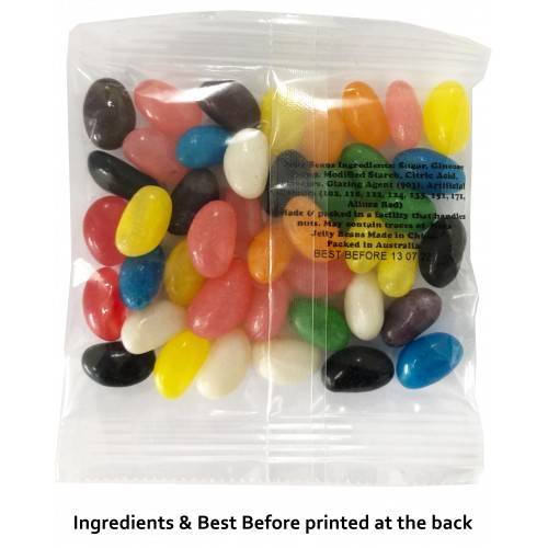 JELLY BEANS BAG 50G (Mixed or Corporate Colours) - Confectionery Corner ...