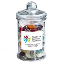 BIG APOTHECARY JAR FILLED WITH BOILED LOLLIES 700G/ x88 