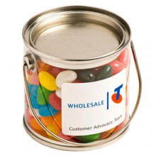 Small PVC Bucket Filled with Jelly Beans 180g