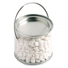 MEDIUM PVC BUCKET FILLED WITH MINTS 400G(Normal Mints)