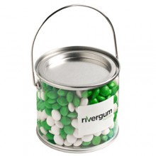 MEDIUM PVC BUCKET FILLED WITH CHEWY FRUITS (SKITTLE LOOK ALIKE) 400G