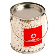 BIG PVC BUCKET FILLED WITH MINTS 950G (Normal Mints)