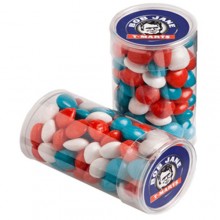 PET TUBE FILLED WITH CHEWY FRUITS (SKITTLE LOOK ALIKE) 100G