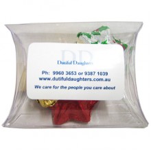 Pillow Pack filled with Christmas Chocolates 25g
