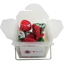 Frosted Noodle Box with Christmas Chocolates 85g