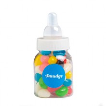 Baby Bottle Filled with Jelly Beans (Mixed or Corp Colours) 50G